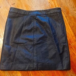 TopShop Leather Skirt